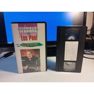 Starlicks Master Sessions With Les Paul Instructional Guitar Video Clamshell VHS